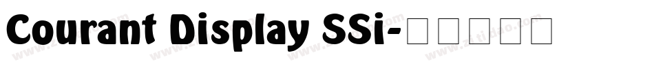Courant Display SSi字体转换